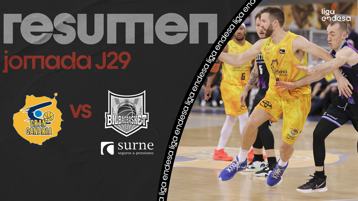 Resumen Gran Canaria 88 - Surne Bilbao Basket 86 (J29)