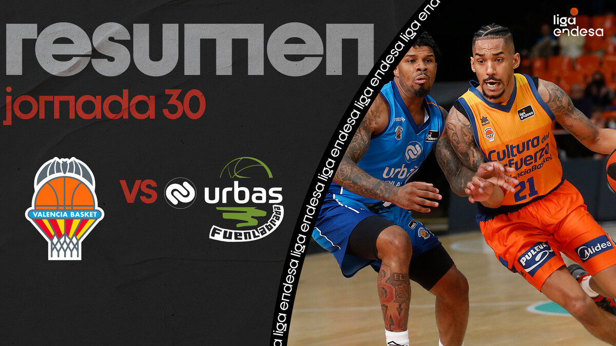Resumen Valencia Basket 97 - Urbas Fuenlabrada 79 (J30)