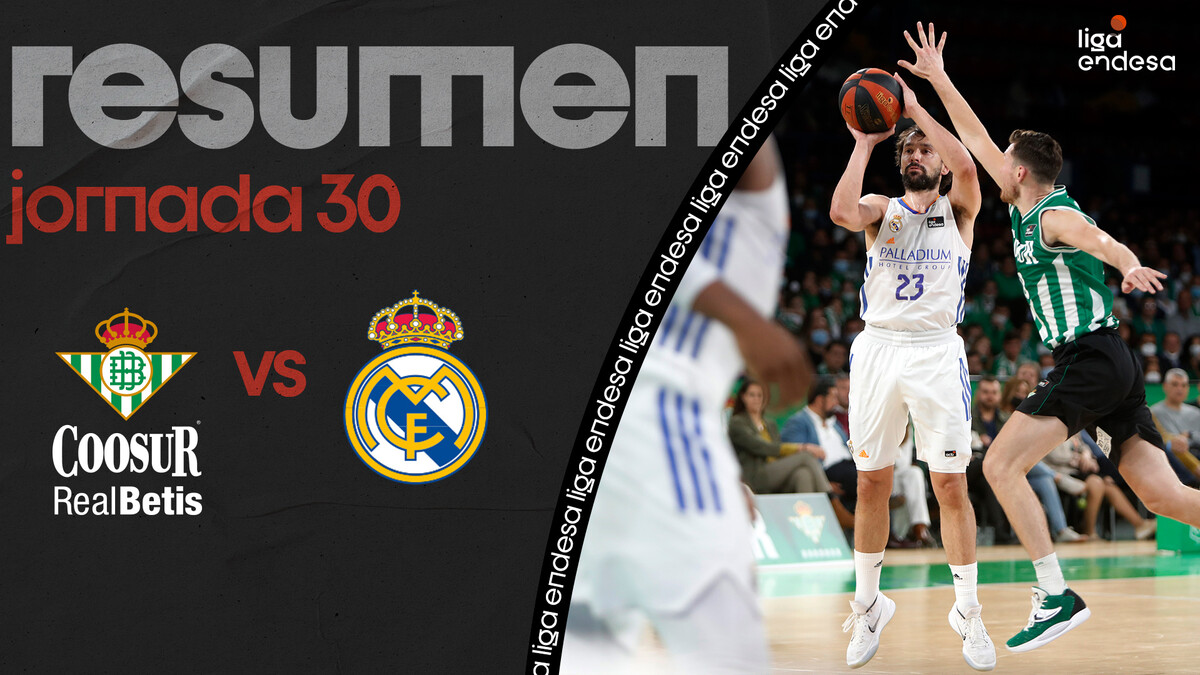 Resumen Coosur Betis 69 - Real Madrid 71 (J30)