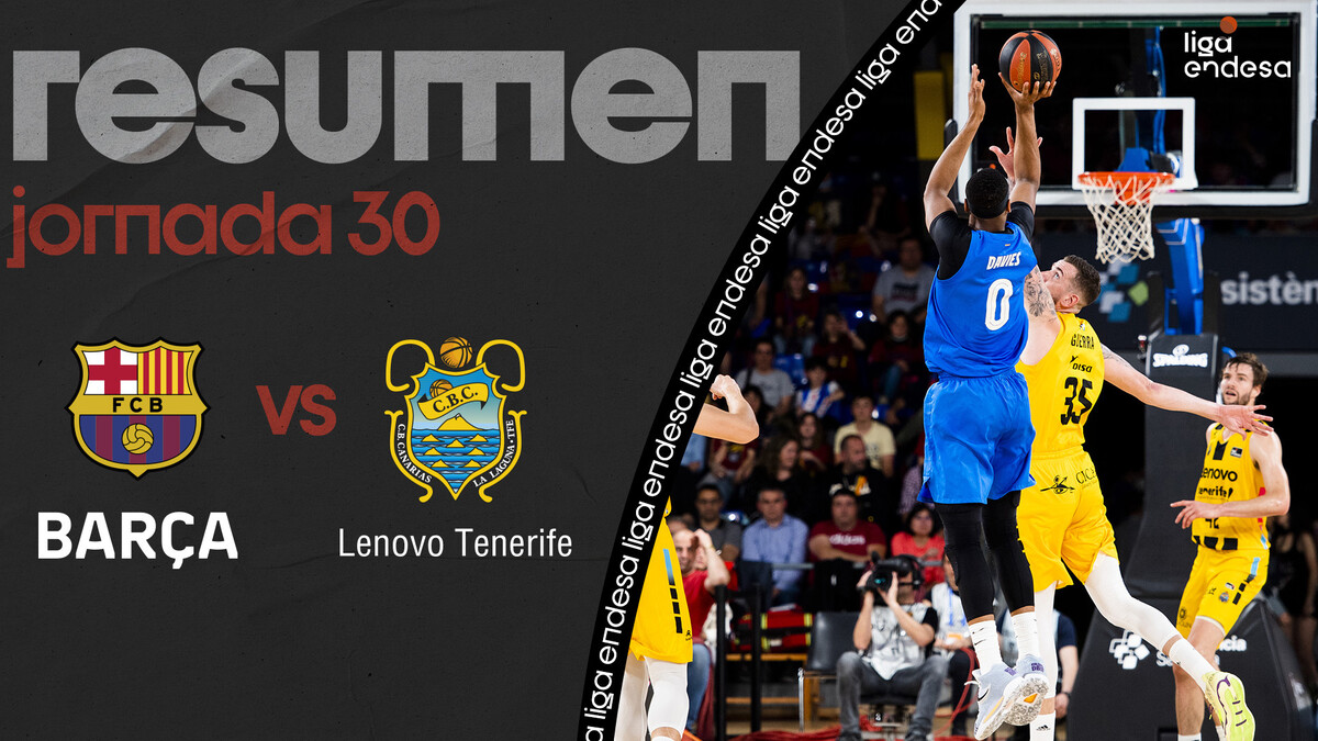 Resumen Barça 69 - Lenovo Tenerife 65 (J30)