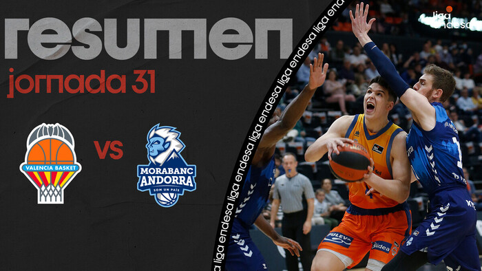 Resumen Valencia Basket 81 - MoraBanc Andorra 76 (J31)