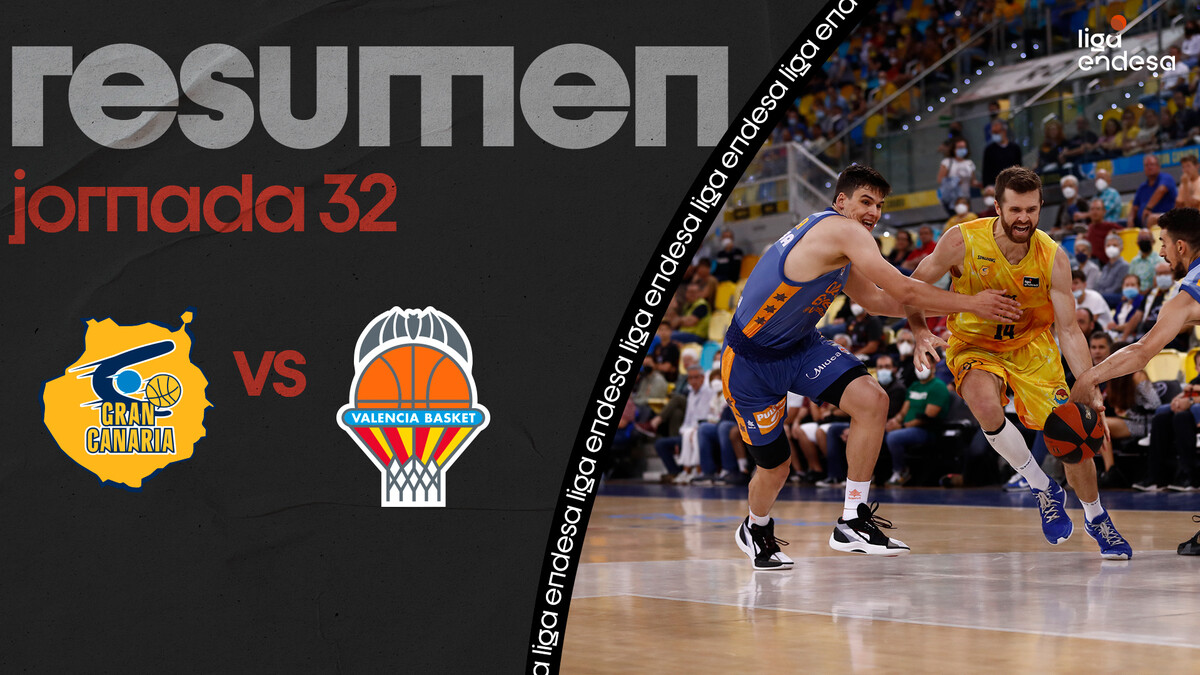 Resumen Gran Canaria 89 - Valencia Basket 83 (J32)