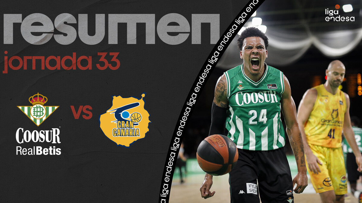 Resumen Coosur Real Betis 93 - Gran Canaria 86 (J33)