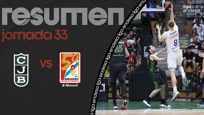 Resumen Joventut Badalona 78 - Monbus Obradoiro 84 (J33)