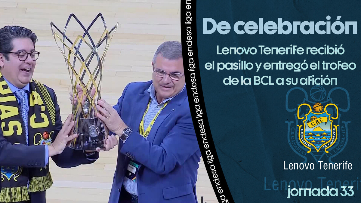 Lenovo Tenerife recibe el pasillo de Bitci Baskonia y ofrece el título europeo