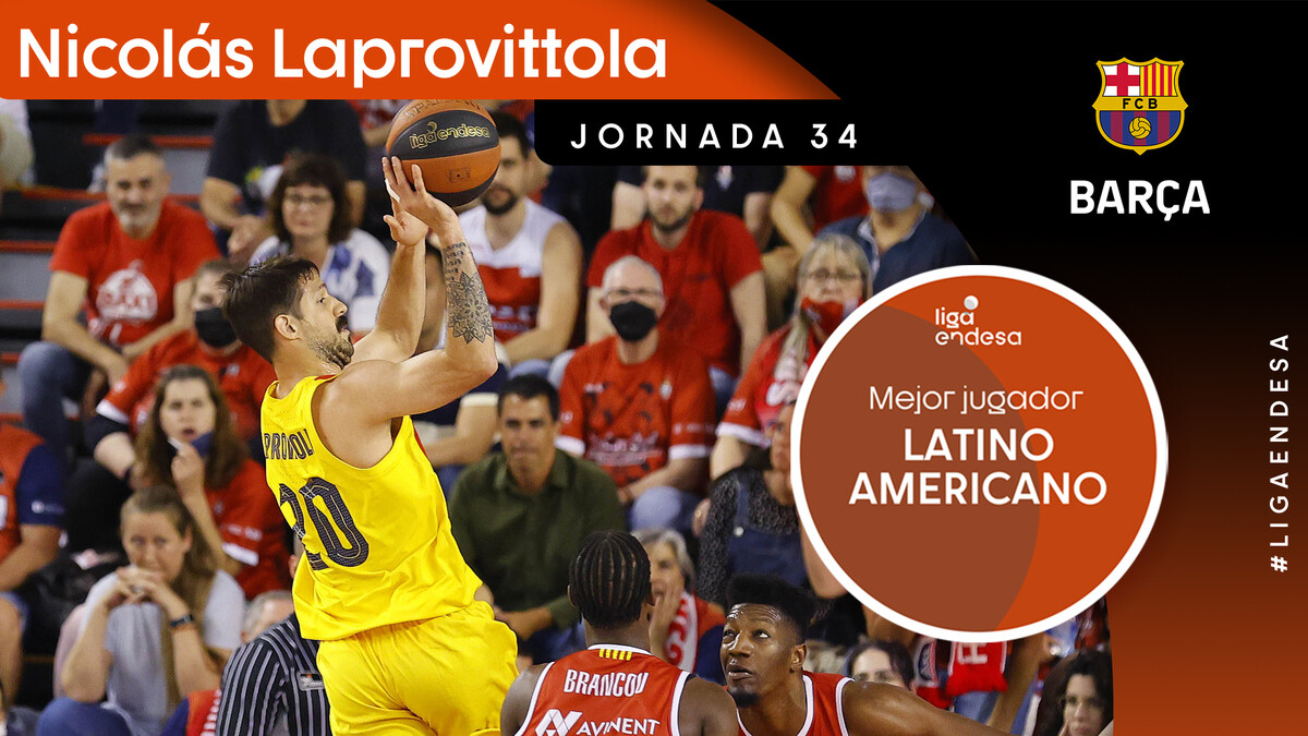 Laprovittola, Jugador Latinoamericano de la Jornada 34