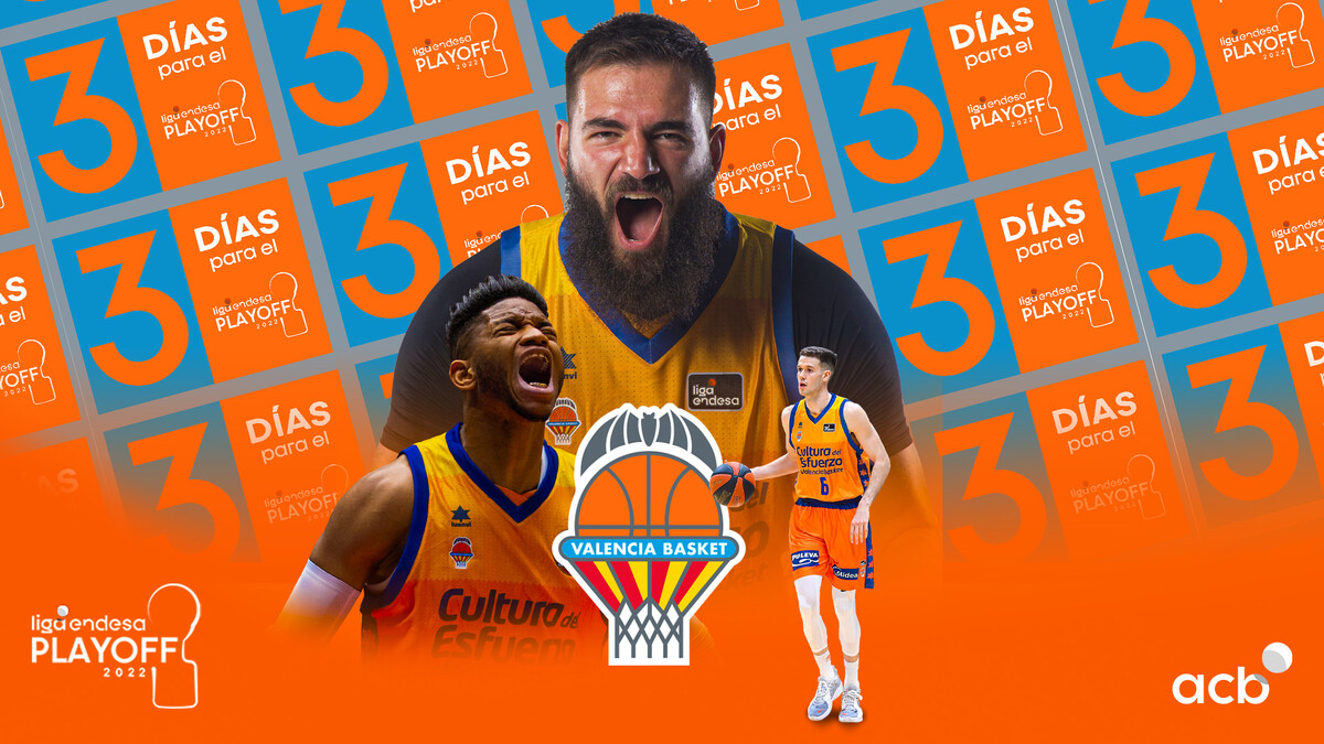 ¡3 días para el Playoff!: Apuesta nacional de Valencia Basket