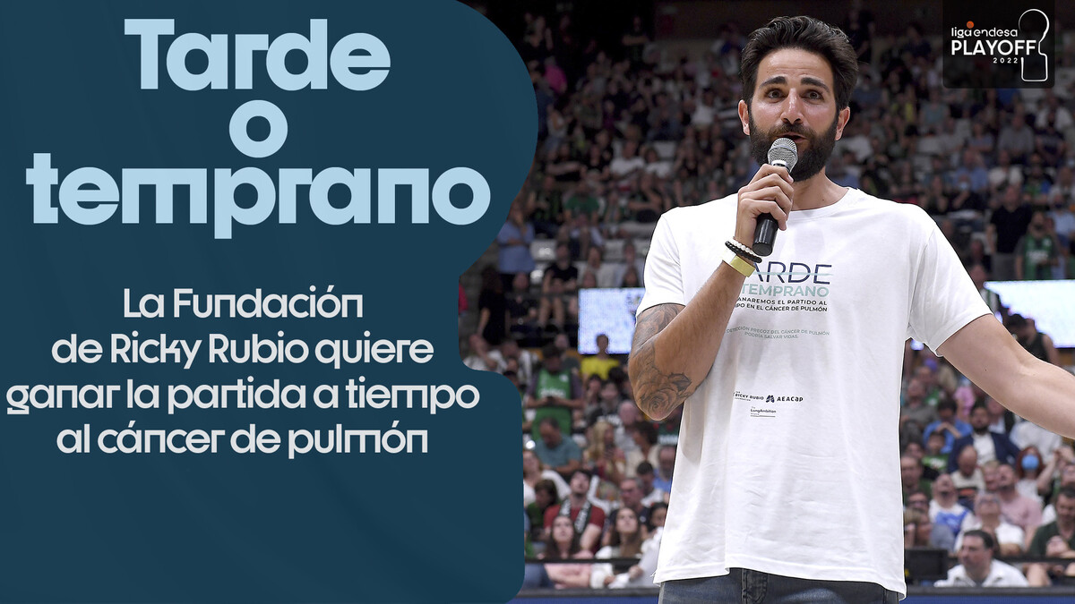 La fundación de Ricky Rubio quiere ganar la lucha al cáncer de pulmón