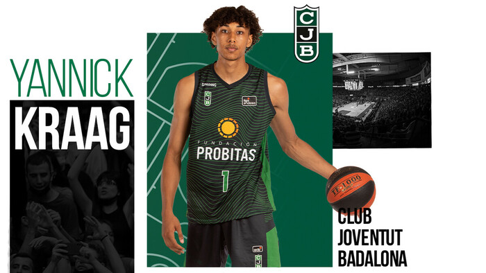 Yannick Kraag renueva con el Joventut Badalona hasta 2026