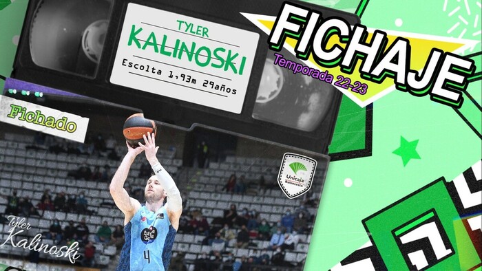 Tyler Kalinoski, eficacia desde el perímetro para el Unicaja