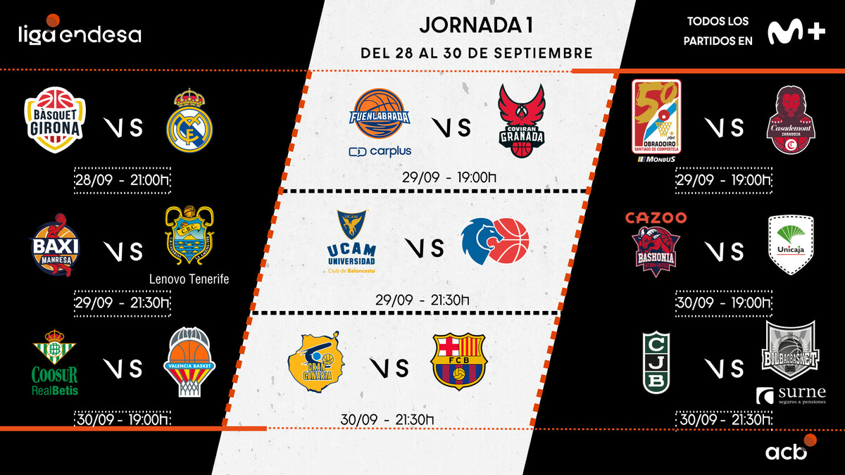 Calendario Liga Endesa 2022-23 |