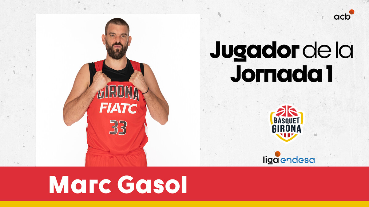 Marc Gasol, Jugador de la Jornada 1