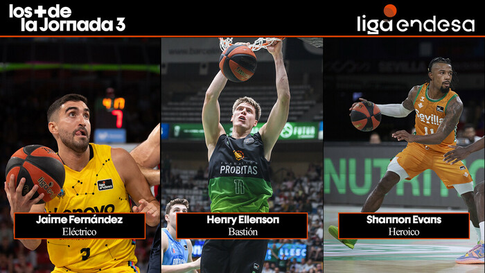 Los Más de la Jornada 3 de Liga Endesa