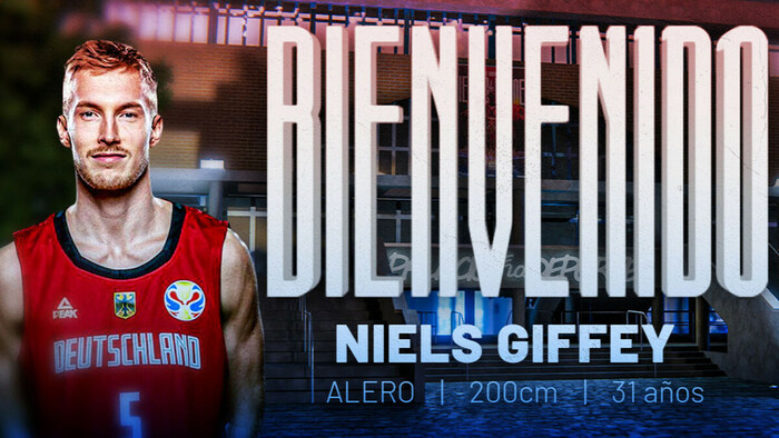 Niels Giffey, fiabilidad alemana para el UCAM Murcia CB