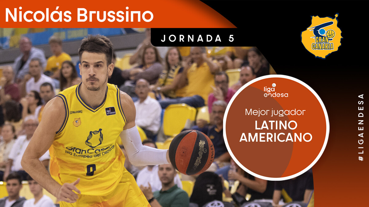 Nico Brussino, Mejor Jugador Latinoamericano de la Jornada 5