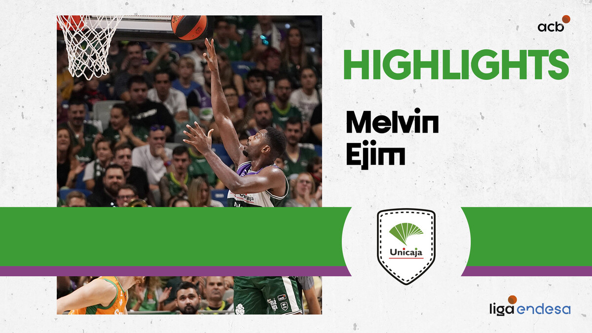 El mejor partido de Ejim en el Unicaja