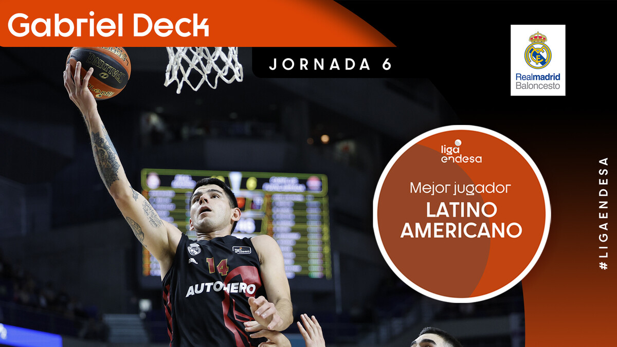 Gabriel Deck, Mejor Jugador Latinoamericano de la Jornada 6
