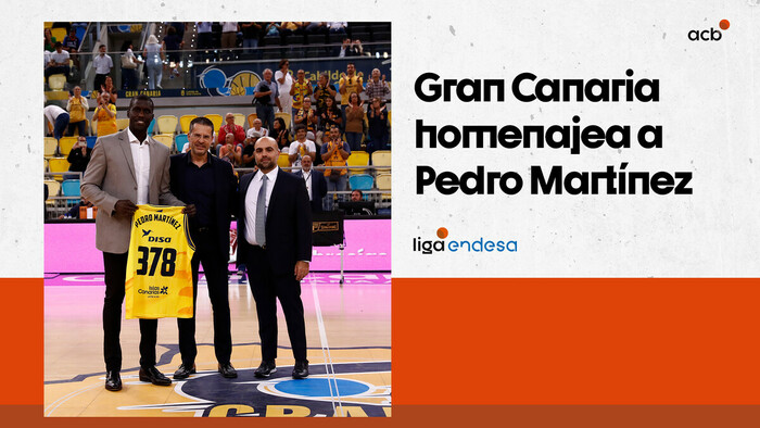 El Granca rinde homenaje a Pedro Martínez