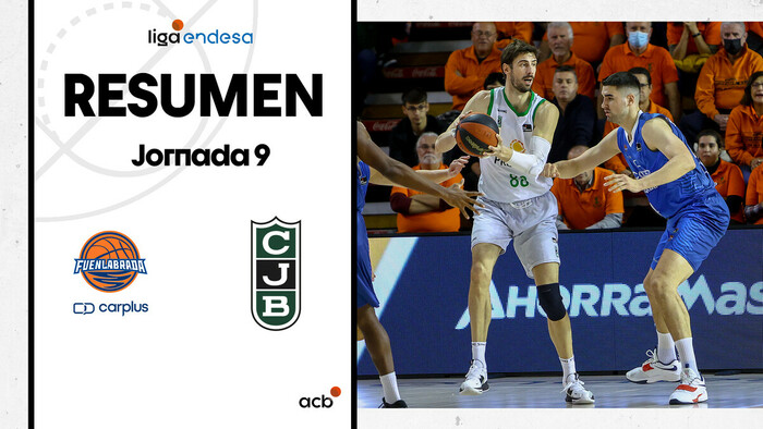 Resumen Carplus Fuenla 81 - Joventut Badalona 85 (J9)