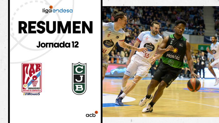 Resumen Monbus Obra 74 - Joventut Badalona 91 (J12)