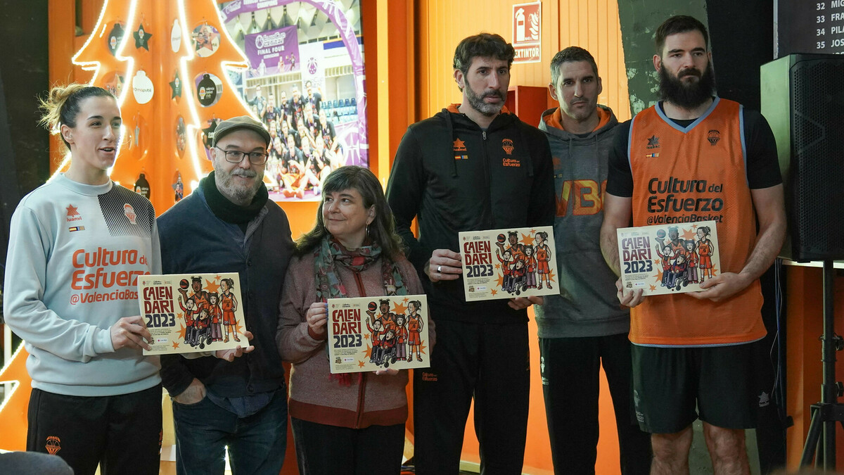 Presentado el Calendario Solidario 2023 del Valencia Basket