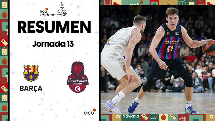 Resumen Barça 68 - Casademont Zaragoza 63