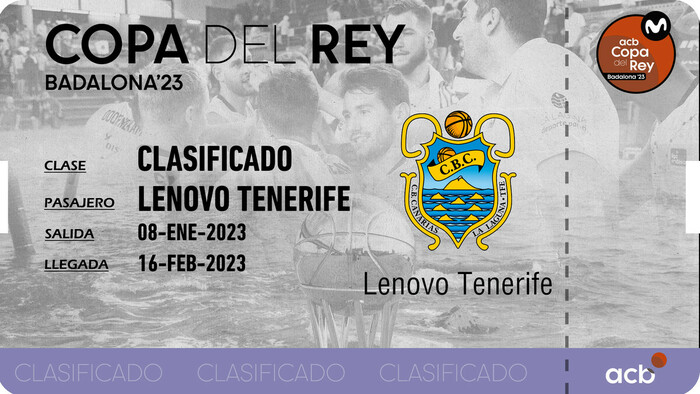 El Lenovo Tenerife ya es equipo de Copa del Rey