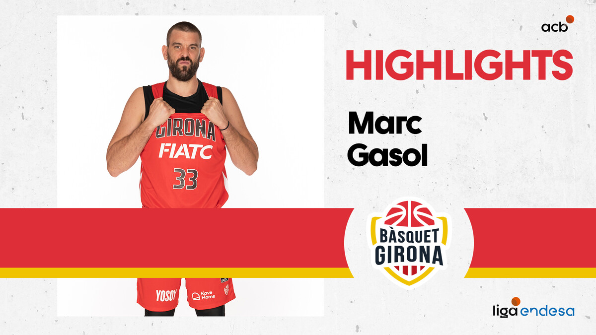 Marc Gasol, líder del Bàsquet Girona