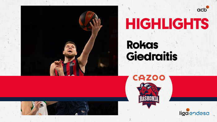 Giedraitis, referente ofensivo de Cazoo Baskonia