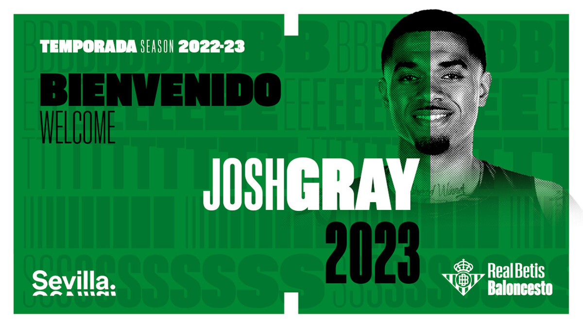 Josh Gray, nuevo jugador del Real Betis Baloncesto