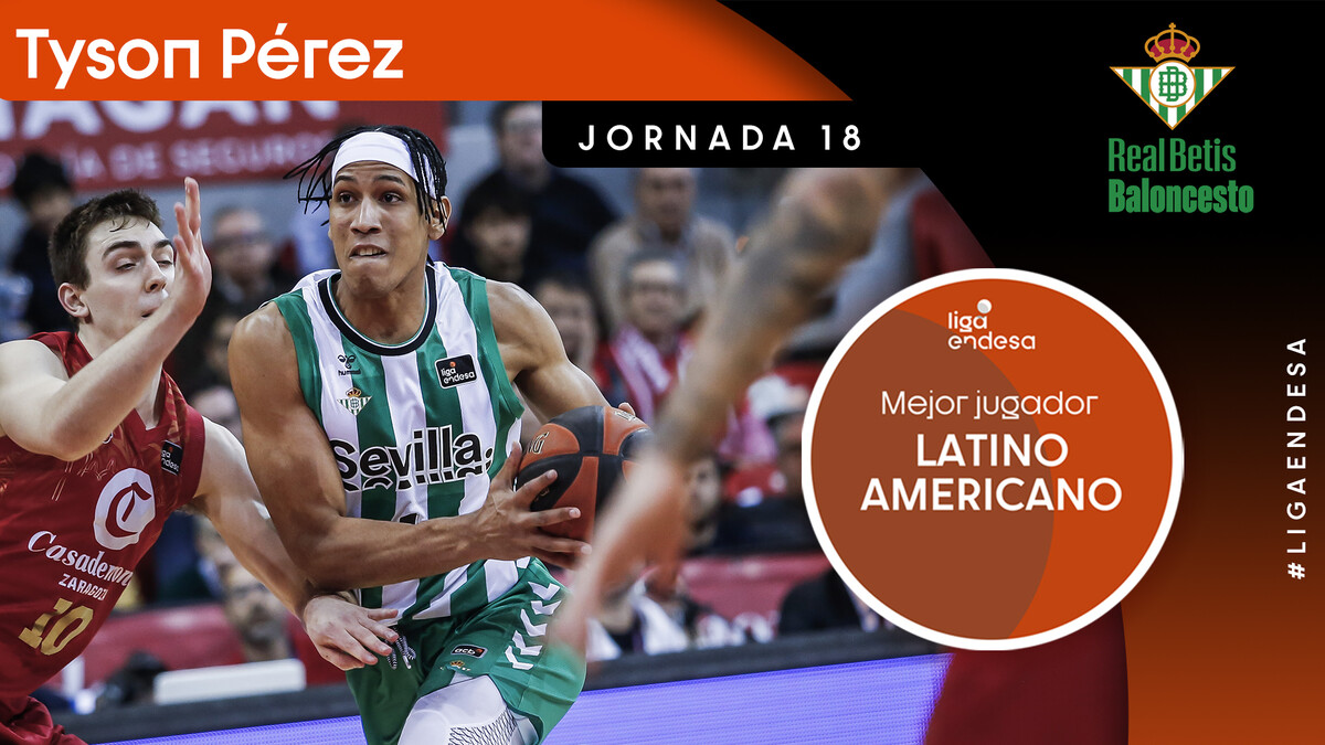 Tyson Pérez, Mejor Jugador Latinoamericano de la Jornada 18