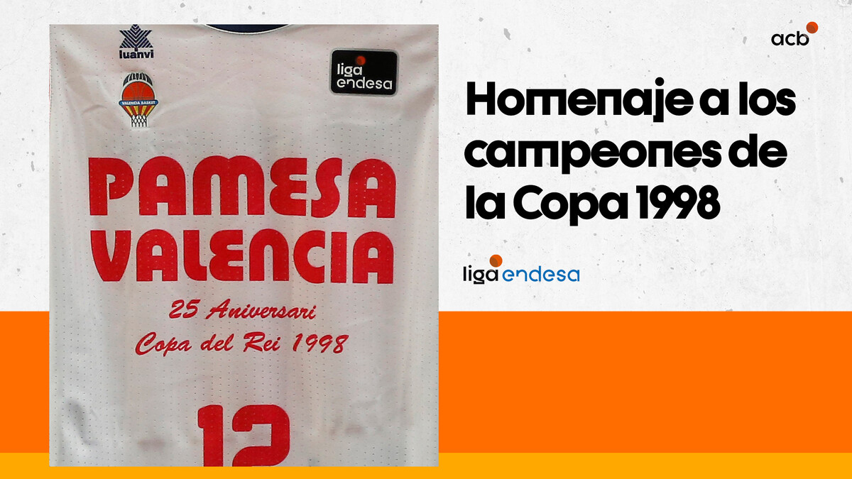 Valencia Basket celebra el 25º aniversario de su Copa del 98