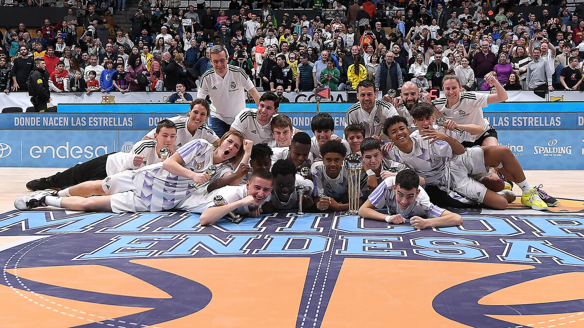 El Real Madrid, campeón de la Minicopa Endesa