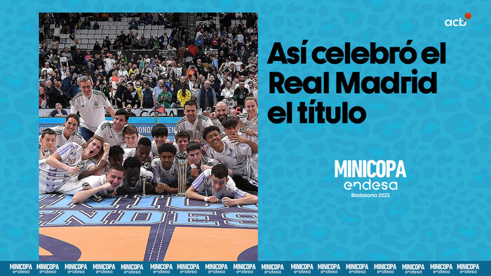 Así lo celebró el Real Madrid