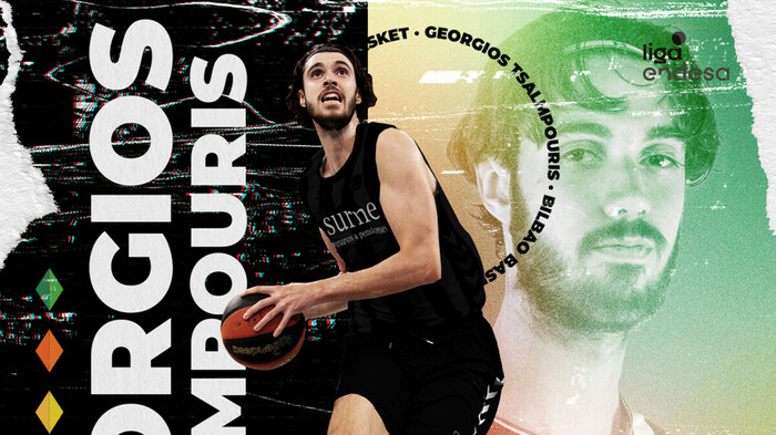 Georgios Tsalmpouris refuerza la pintura del Surne Bilbao Basket