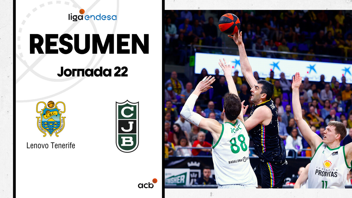 Resumen Lenovo Tenerife 85 - Joventut Badalona 68 (J22)