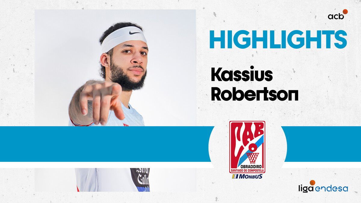 Kassius Robertson desatado en ataque en la victoria de Monbus Obradoiro