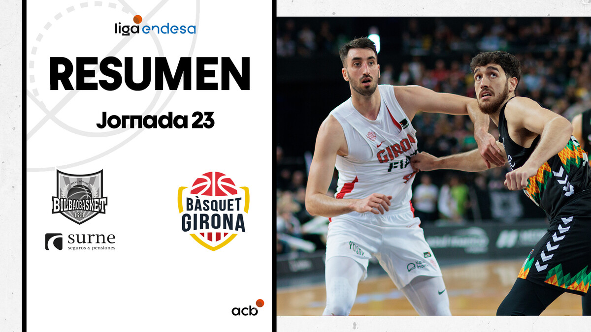 Resumen Surne Bilbao Basket 84 - Bàsquet Girona 77 (J23)