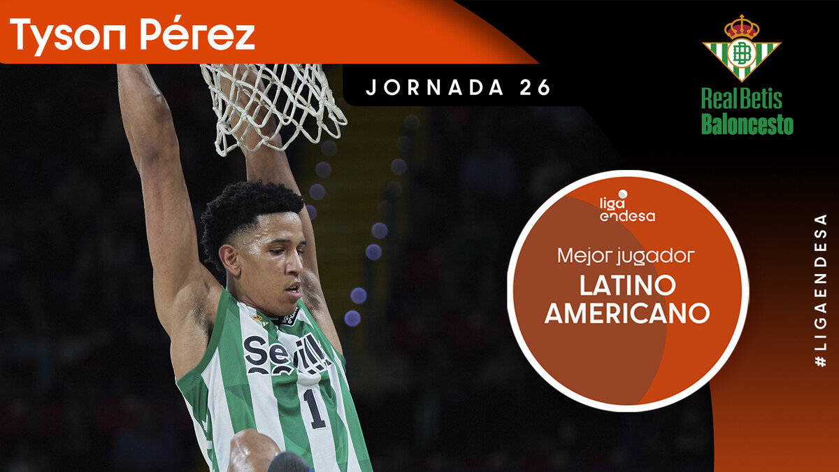 Tyson Pérez, Mejor Jugador Latinoamericano de la Jornada 26