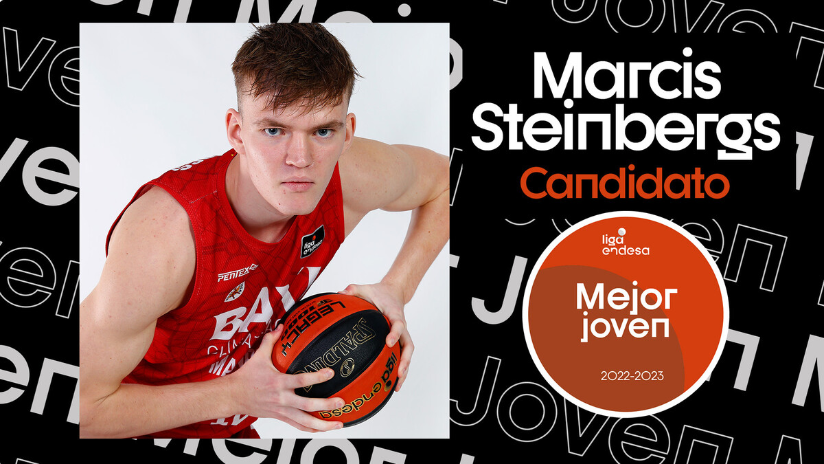 Marcis Steinbergs, candidato a Mejor Joven de la Liga Endesa