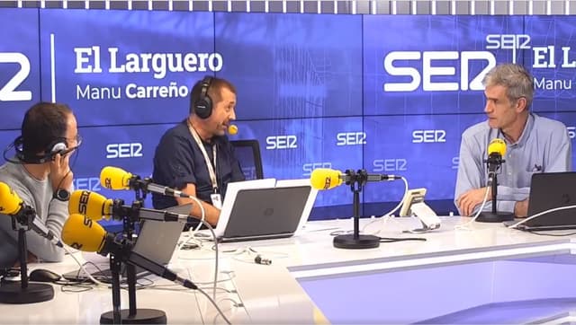 Antonio Martín, en El Larguero