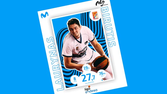 Birutis, MVP Movistar de septiembre
