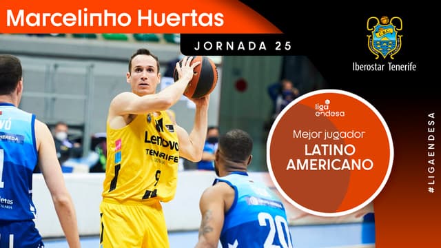 Huertas, Mejor latinoamericano J25