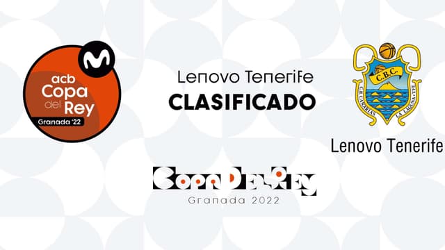 Lenovo Tenerife, a la Copa del Rey
