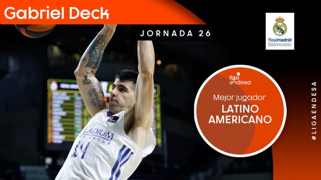 Deck, Mejor Latinoamericano J26
