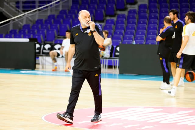 Laso dirige sesión del R.Madrid