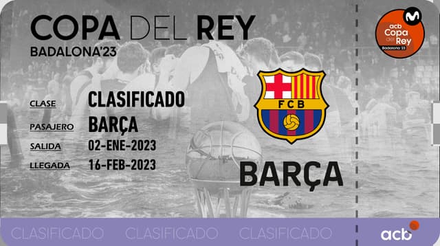 El Barça, clasificado para la Copa