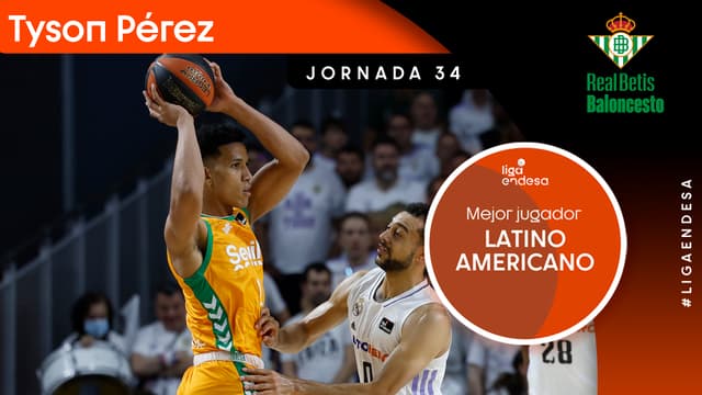 Tyson Pérez, Jugador Latino J34