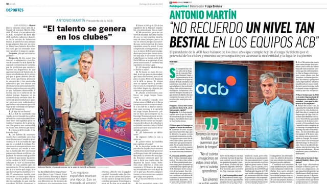 Entrevistas a Antonio Martín
