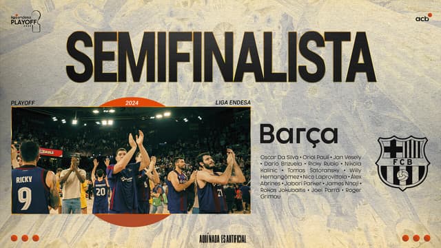 El Barça sigue fiel a semifinales